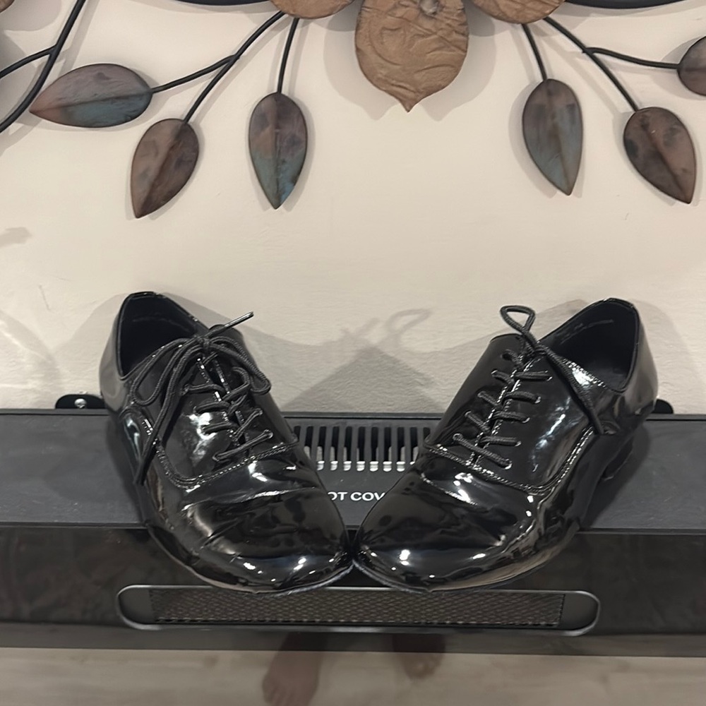 Big boys  Black Patent Leather Shoes